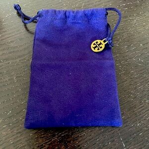 NWOT Tory Burch Suede Jewelry Dustbag
